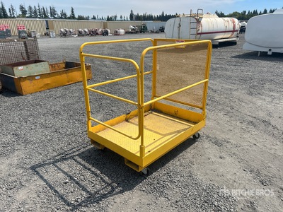 Uline H-2771 48 in 1000 lb Personnel Basket
