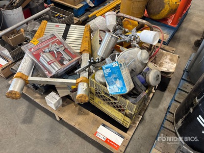 Paint guns and supplies