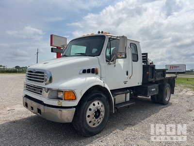 2007 Sterling LT9500 4x2 Extended Cab Acterra Flatbed Truck
