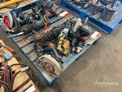 Quantity of Assorted Electric Hand Tools