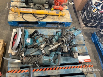 Quantity of Assorted Electric Hand Tools