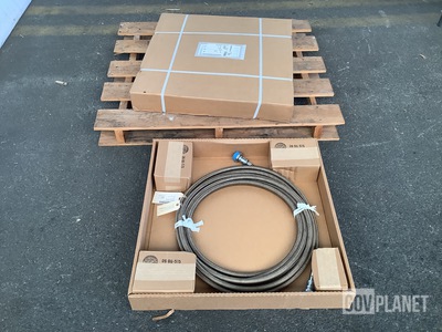 (2) Eaton-Aeroquip AE1002867H4800 Metallic Hose Assemblies