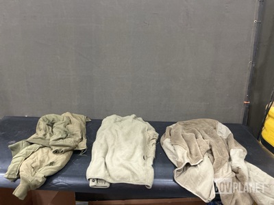 (28) Cold Weather Jackets, (6) Cold Weather Shirts & Assorted items