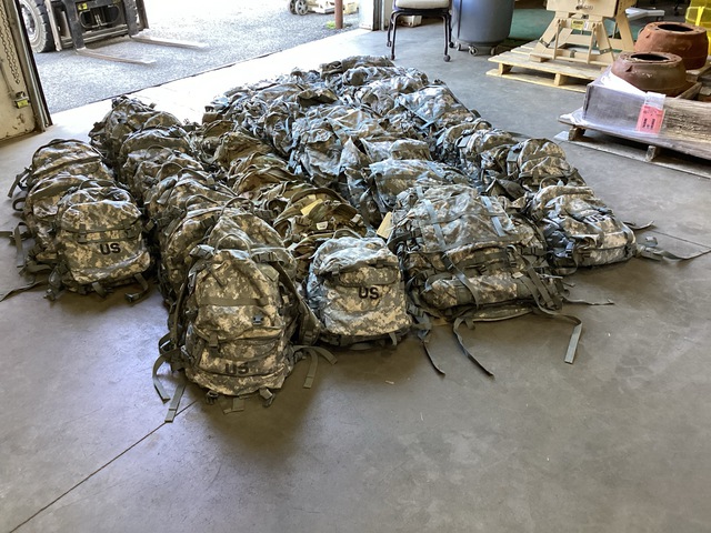 (18) Field Packs, (9) Assault Packs, (1) Rifleman Kit & (16) Equipment Bags