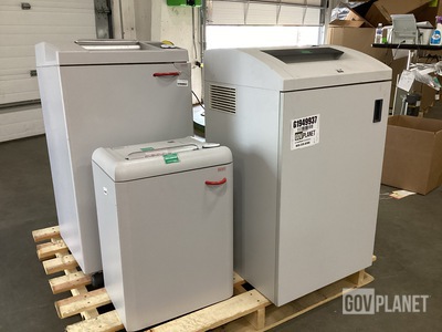 (3) Assorted Paper Shredders