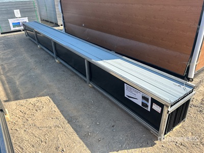 Quantity of (30) Black Metal Roof Panels 19 Ft 8 In X W 17.7 In (Unused)