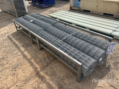 Quantity of (6) 2025 5 ft x 66 ft Galvanized Welded Wire Mesh (Unused)