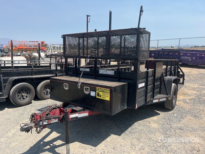 2007 Marksman LSET6X12-50 12 ft S/A Landscape Trailer