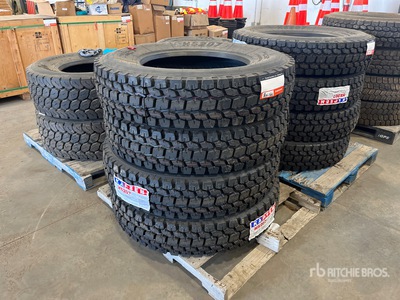 Quantity of (4) Kapsen 11R24.5 Tires (Unused)