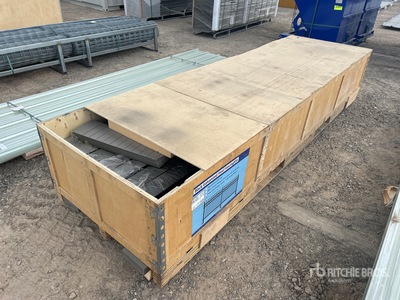 Quantity of (20) 8 Ft X 10 Ft Black Galvanized Steel Fencing