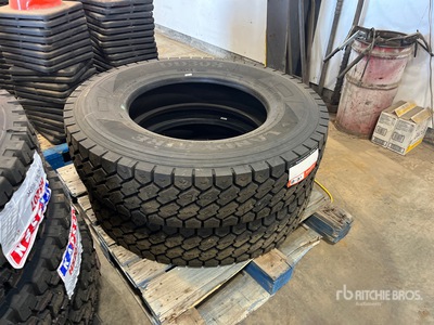Quantity of (2) Landy Tire DD308 11R24.5 Neumáticos (Unused)
