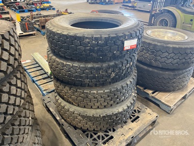 Quantity of (4) GT Radial 11R22.5 Tires