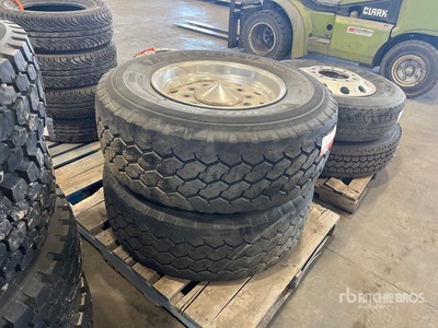 Quantity of (2) Firestone 385/65R22.5 Tires