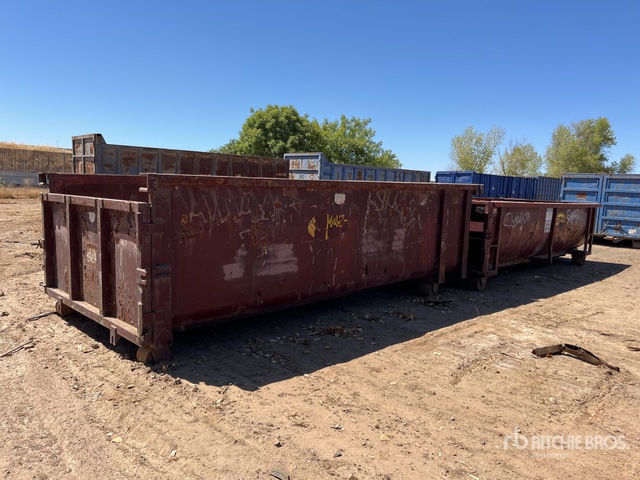 Quantity of (2) (1) 17 ft 8 In (1) 16 ft Roll-Off Container | Ritchie ...