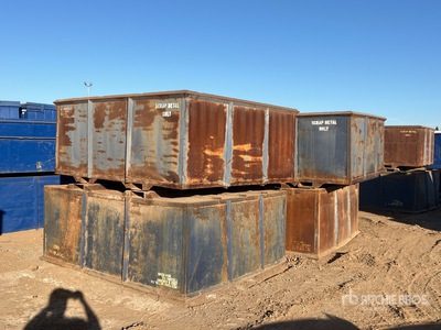 Quantity of (4) Scrap Bins