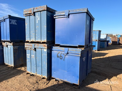 Quantity of (4) Scrap Bins
