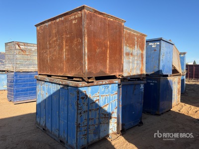 Quantity of (4) Scrap Bins