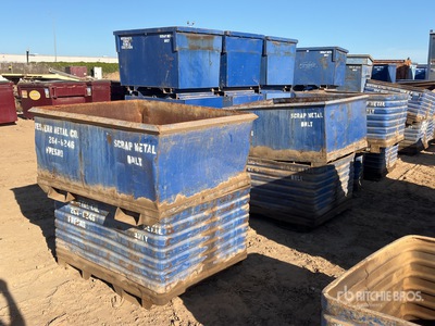 Quantity of (8) Scrap Bins