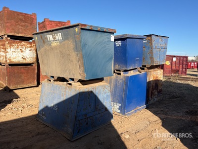 Quantity of (6) Scrap Bins