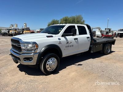 2019 Ram 5500 4x2 Crew Cab Flatbed Truck