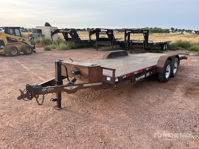 2007 H & H 20 ft T/A Tilt Deck Trailer