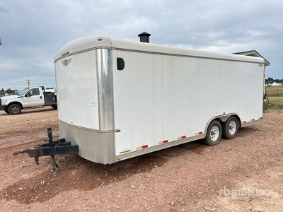 2007 H & H 20 ft T/A Pressure Washer Enclosed Trailer