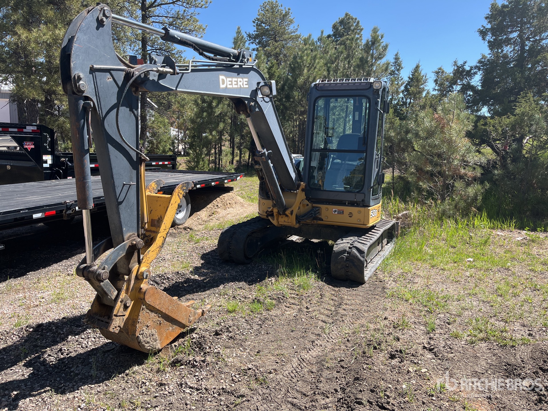 2005 John Deere 50D Minigraafmachine