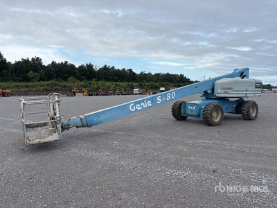 2005 Genie S-80 4WD Diesel Telescopic Boom Lift