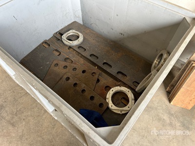 Quantity of Wrecker frame mounting plates Stahlplatten