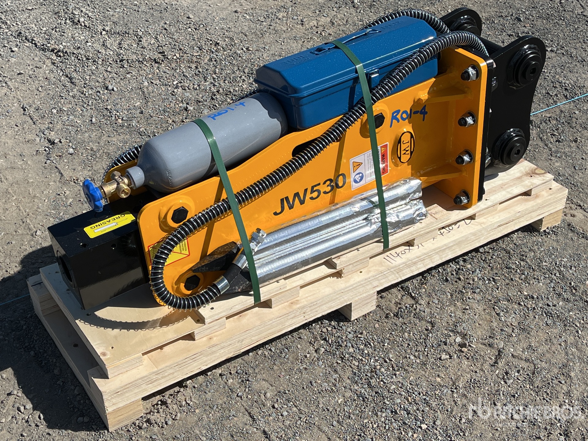 2025 JW JW530 Q/C Hydraulic Breaker - Fits 2 - 4.5 Ton (Unused)