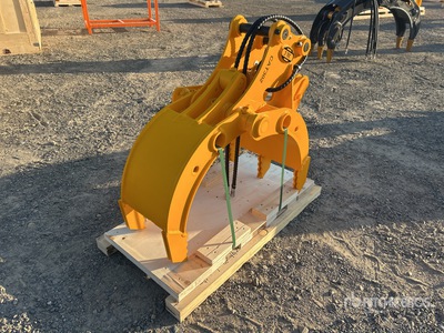 2025 JW ASC35 Q/C Excavator Grapple - Fits 1 - 3 Ton (Unused)