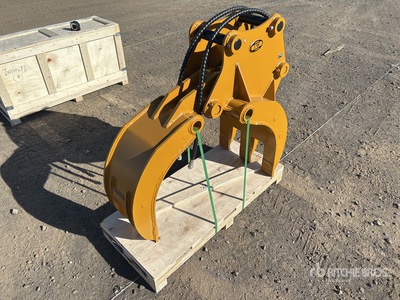 2025 JW ASC50 Q/C Excavator Grapple - Fits 4 - 7 ton (Unused)