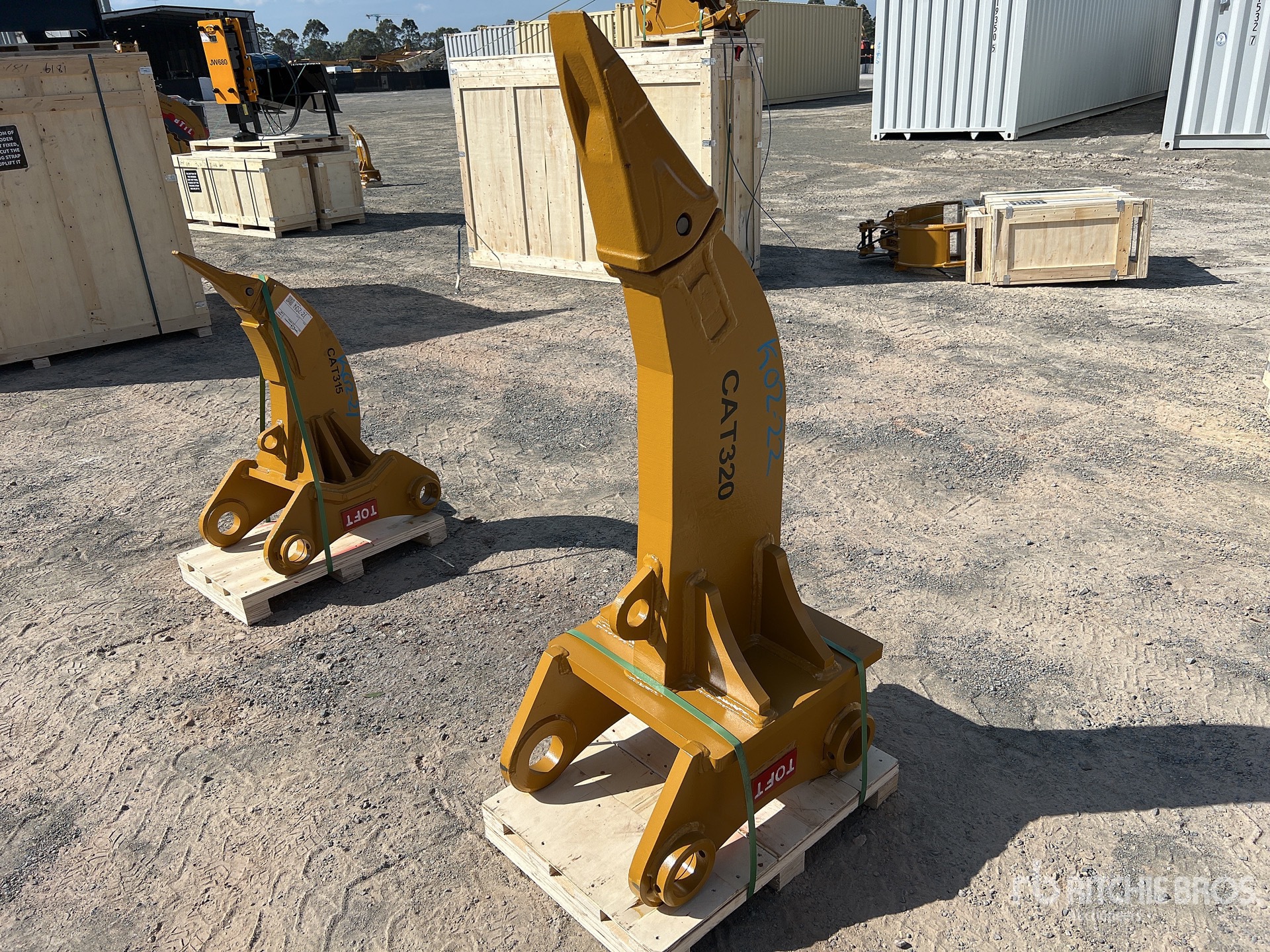 2025 TOFT TOFT08ER Excavator Ripper - Fits 20 - 30 Ton (Unused)