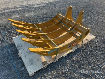 2024 TOFT TOFT06R 950 mm Q/C Rastrillo para excavadora - Fits 10 - 18 Ton (Unused)