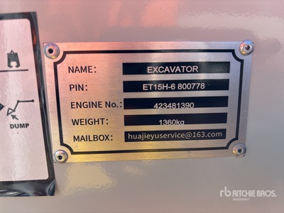 2025 BTTL BTTL15 Mini Excavadora (Unused)