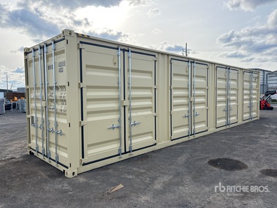 2025 40 ft High Cube Multi-Door Storage Container