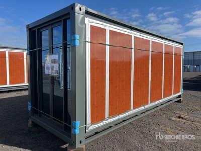 S & C 5.9 m x 6.4 m Portable Folding Expandable Container House (Unused)