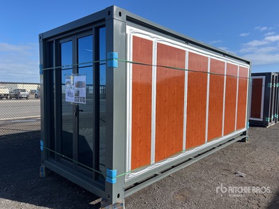 S & C 5.9 m x 6.4 m Portable Folding Expandable Container House (Unused)