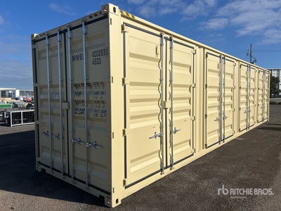 2025 40 ft High Cube Multi-Door Storage Container