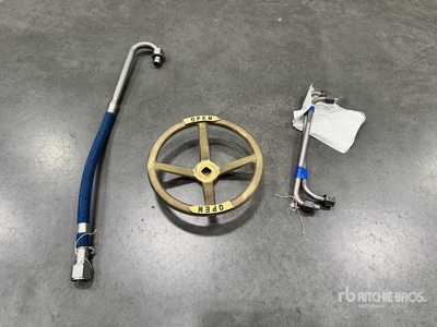 (1) Handwheel, (2) Metal Tube Assemblies & Assorted Items