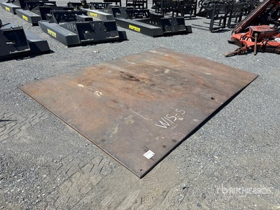 8 ft x 12 ft (1 in Thick) Road Steel Plates