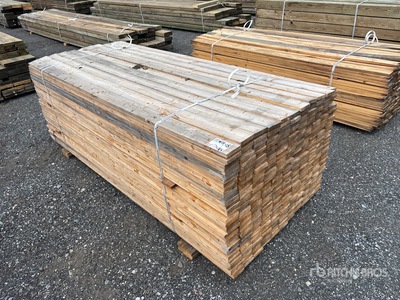 Quantity of (418) 1 in x 4 in x 8 ft Surplus SYP Lumber
