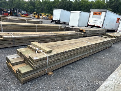 Quantity of (28) 3 in x 8 in - 12 in x 16 ft - 20' ft Surplus Pressure Treated Lumber