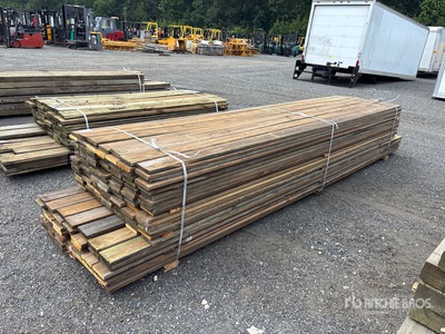 Quantity of (175) 5/4 in x 6 in x 14 ft Surplus Pressure Treated Deck Board Lumber