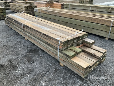 Quantity of (40) 1 in x 4 in x 8 ft Surplus SYP Lumber Lumber