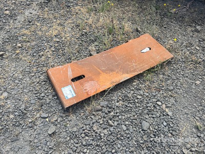 Plaque de montage pour chargeuse à différentiel