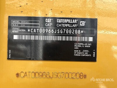 Cat 966GC Wheel Loader
