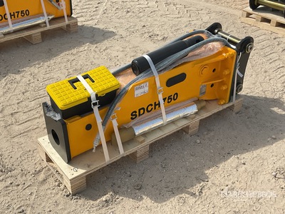 2025 SDCH 750 Hydraulic Breaker - Fits 5 - 9 ton excavators (Unused)