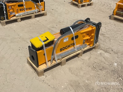 2025 SDCH 750 Hydraulic Breaker - Fits 5 - 9 ton excavators (Unused)