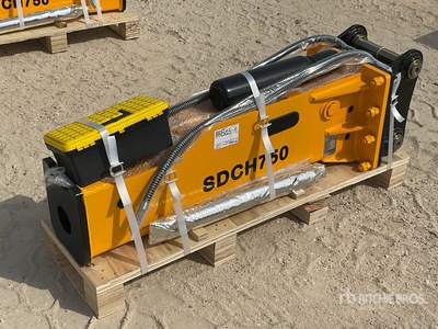 2025 SDCH 750 Hydraulic Breaker - Fits 5 - 9 ton excavators (Unused)